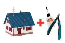 FALLER 195998 - H0 - Promotion-Set Bastelhaus - weiß/grau<br>limitierte Auflage